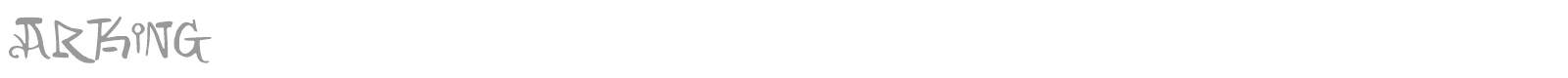Arking font preview