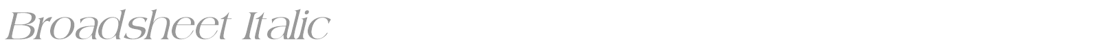 Broadsheet font preview