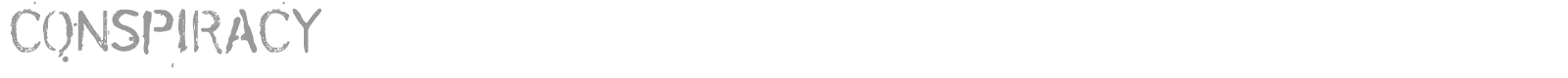 Conspiracy font preview