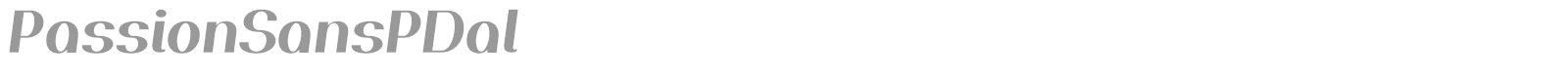 PassionSansPDal font preview