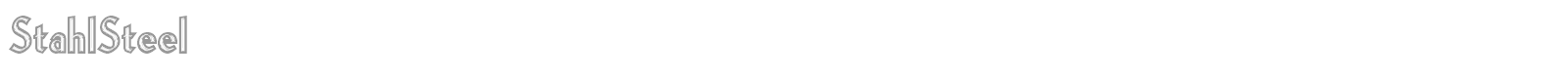 StahlSteel font preview