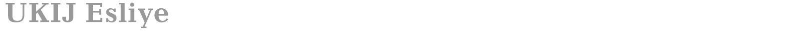 UKIJ Esliye font preview
