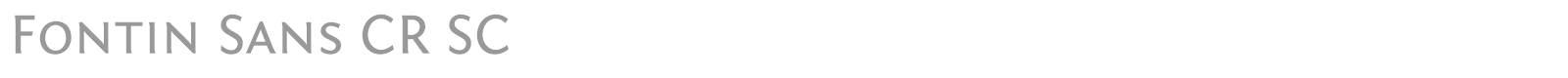 Fontin Sans CR font preview