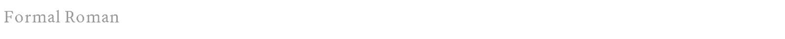 Formal Roman font preview