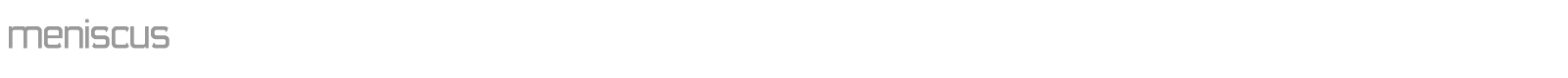meniscus font preview