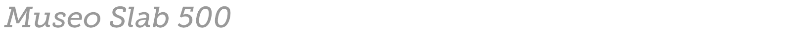 Museo Slab font preview