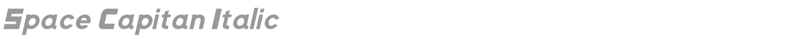 Space Capitan font preview