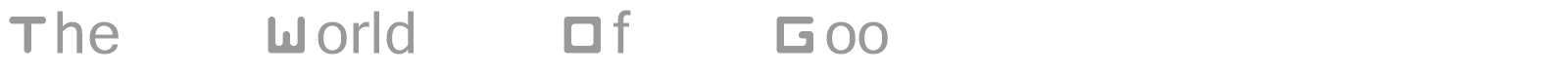 The World Of Goo font preview