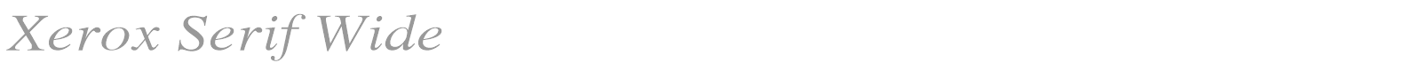 Xerox Serif Wide font preview