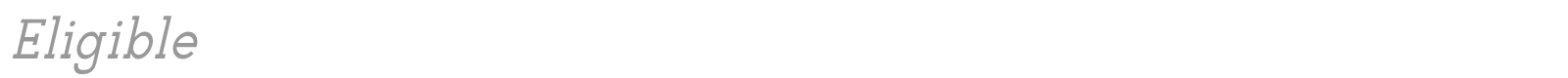 Eligible font preview