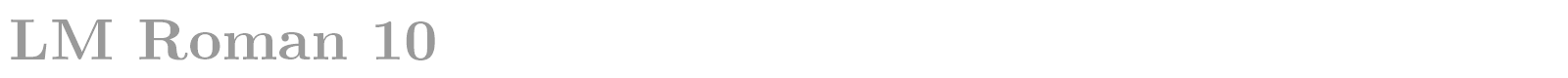 Latin Modern Roman Slanted font preview