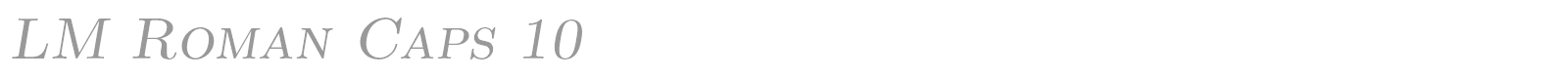 Latin Modern Roman Slanted font preview