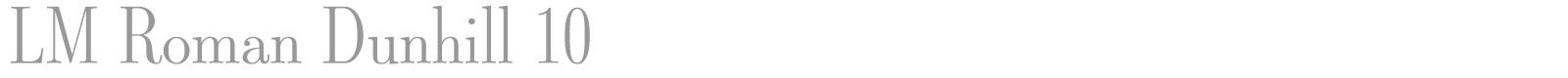 Latin Modern Roman Slanted font preview
