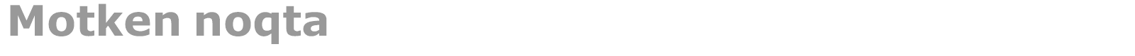 Motken noqta font preview
