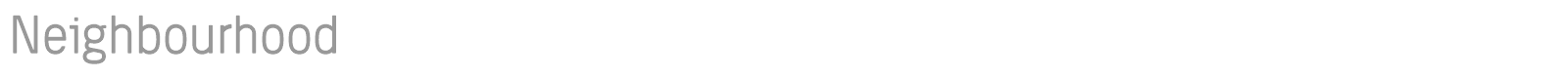 Neighbourhood font preview