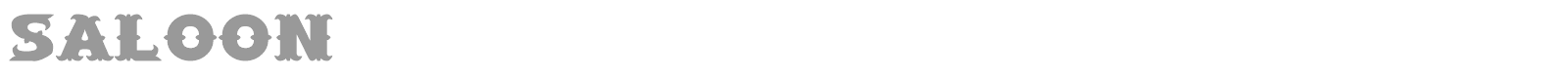 Saloon font preview