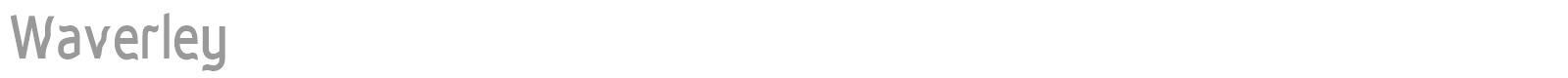Waverley Bold font preview