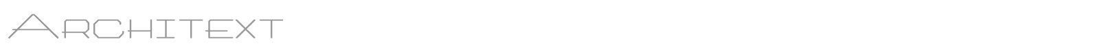 Architext font preview