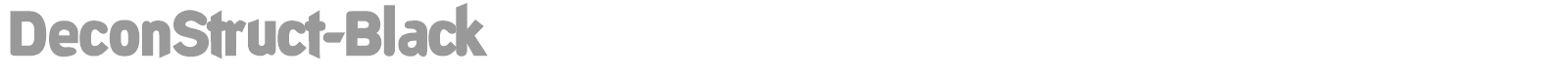 DeconStruct-Black font preview