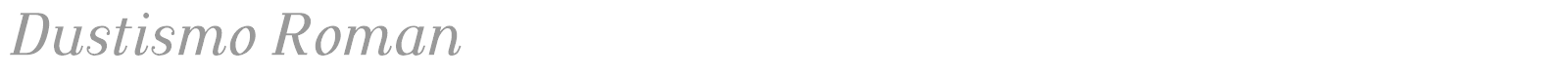 Dustismo Roman font preview