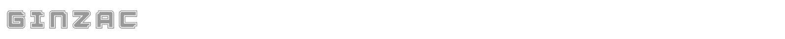 Ginza font preview