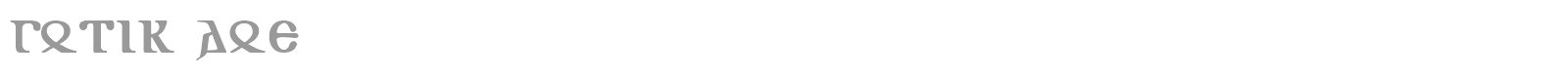 Gotik font preview