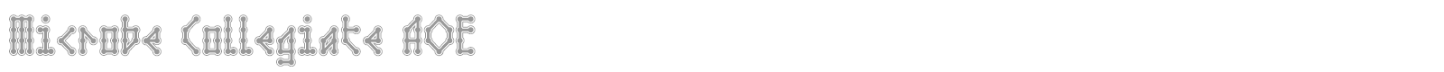 Microbe font preview