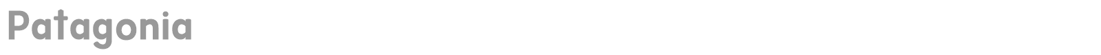 Patagonia font preview