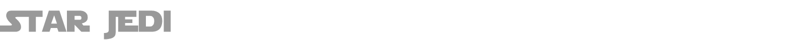 Star Jedi font preview