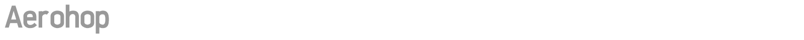 Aerohop Black font preview