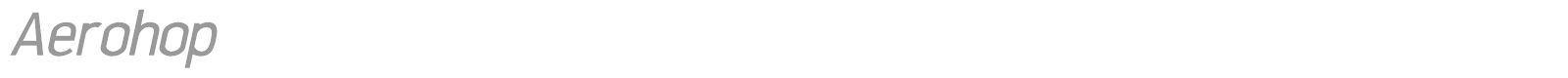 Aerohop Black font preview