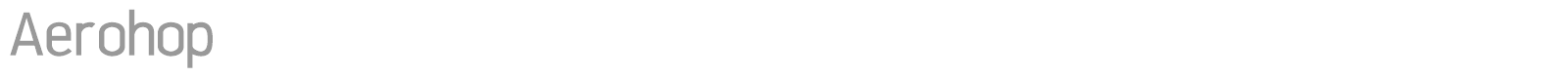 Aerohop Black font preview