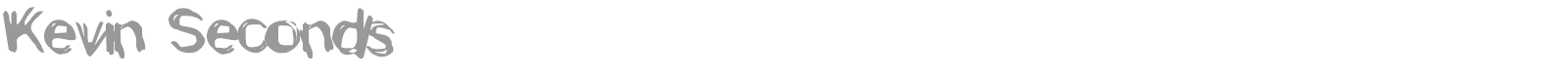 Kevin Seconds font preview