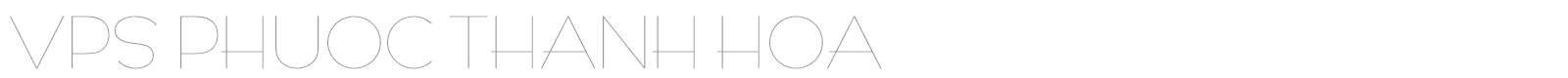 VPS Phuoc Thanh Hoa font preview