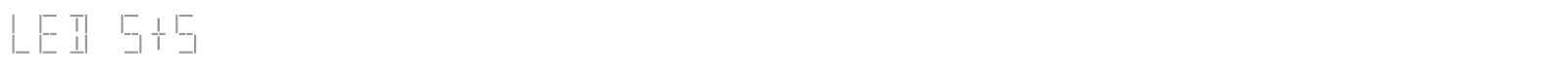 LED Real font preview