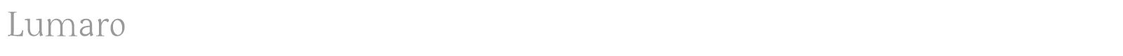 Lumaro font preview
