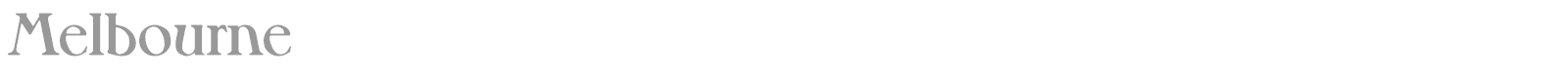 Melbourne font preview