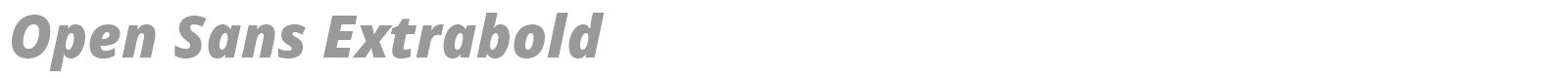 Open Sans Extrabold font preview