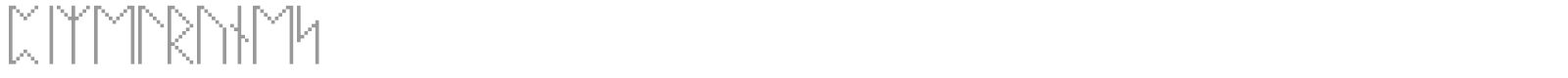 Pixel Runes font preview