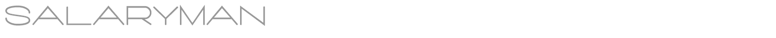 Salaryman font preview
