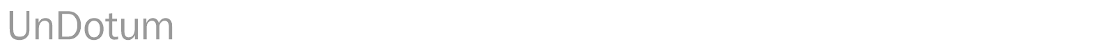 UnDotum font preview