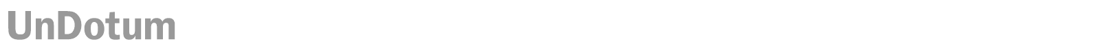 UnDotum font preview