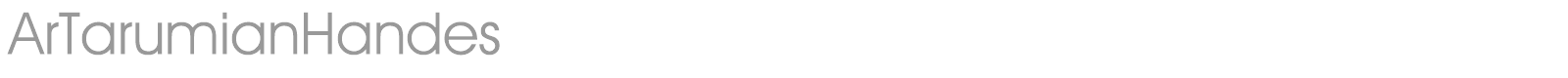 ArTarumianHandes font preview