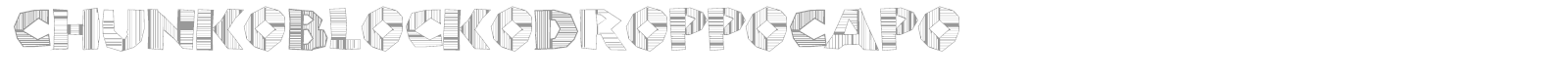 Chunko Blocko font preview