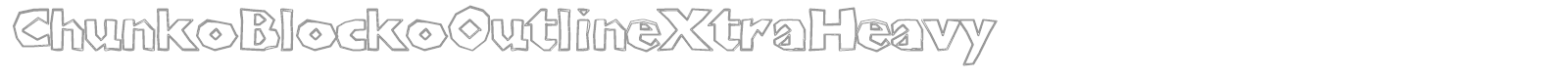 Chunko Blocko font preview