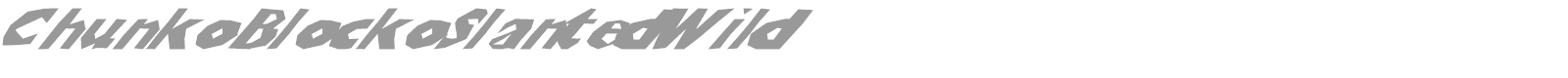 Chunko Blocko font preview