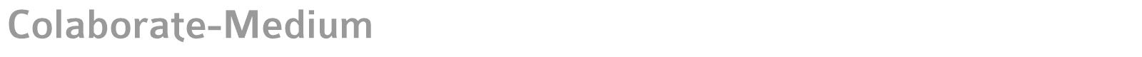 Colaborate-Medium font preview