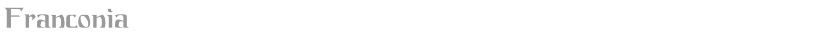 Franconia font preview