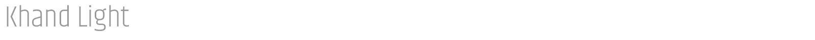 Khand font preview