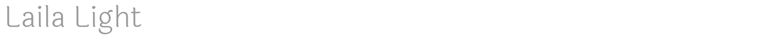 Laila font preview